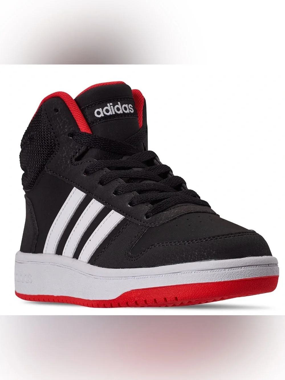 🆕 Adidas Hoops Mid 2.0 K High-Top Basketball Sneakers Boys Size 2.5 Youth